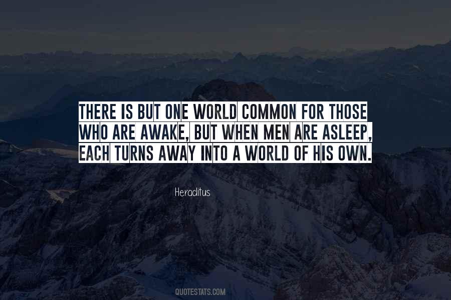 Quotes About One World #1645118