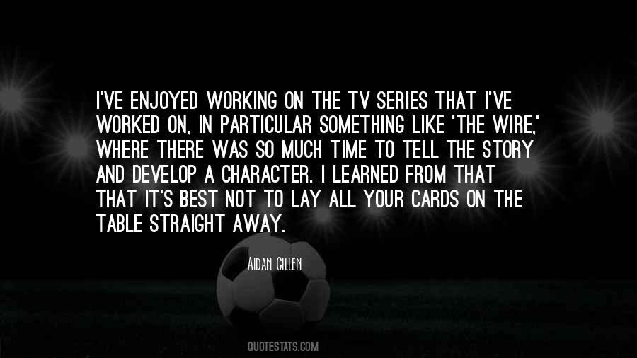 Quotes About Tv Series #218402