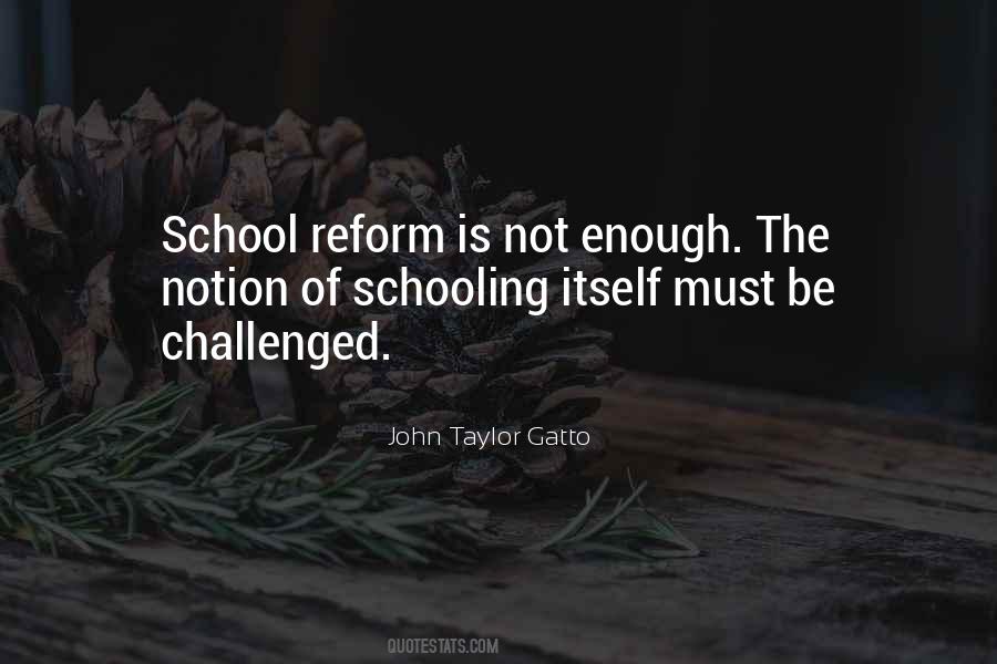 Quotes About School Reform #1758574