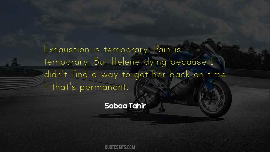 Quotes About Temporary Pain #1346154