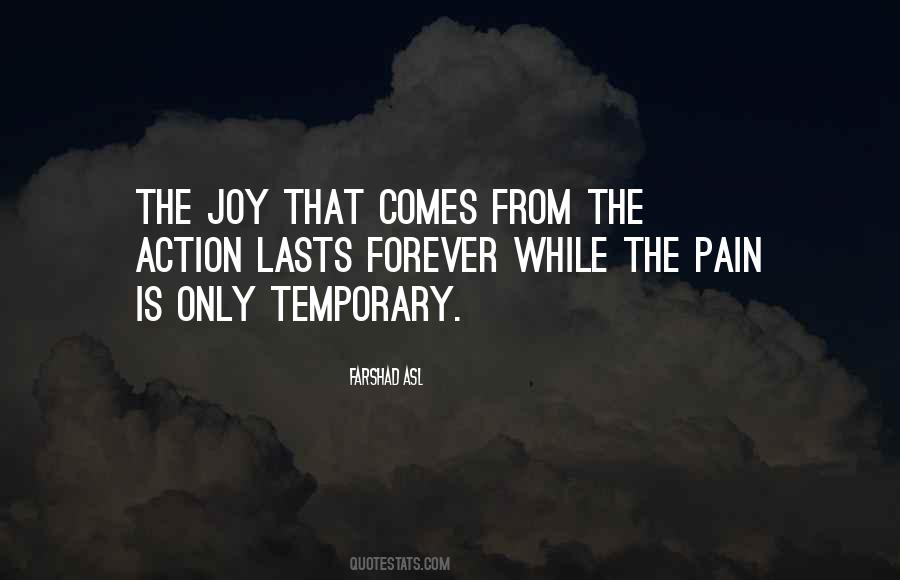 Quotes About Temporary Pain #406843