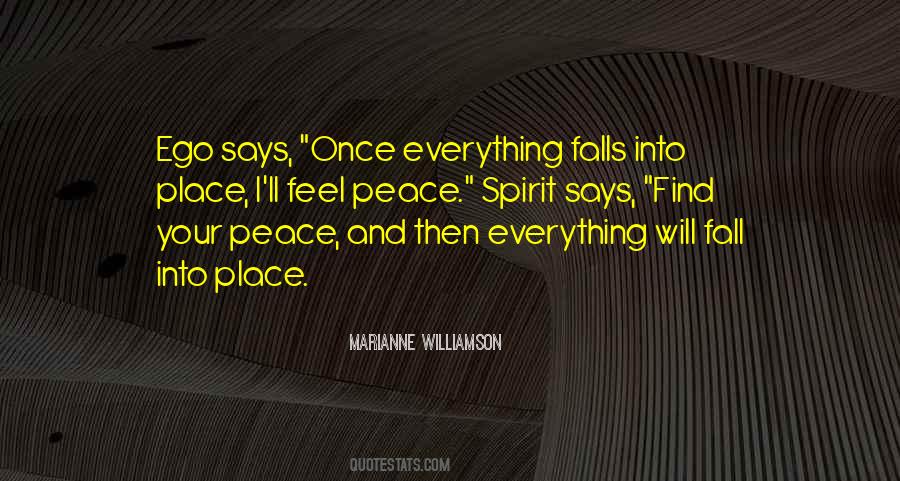 Fall Into Place Quotes #211659