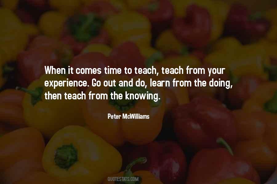Quotes About Knowing And Doing #885047