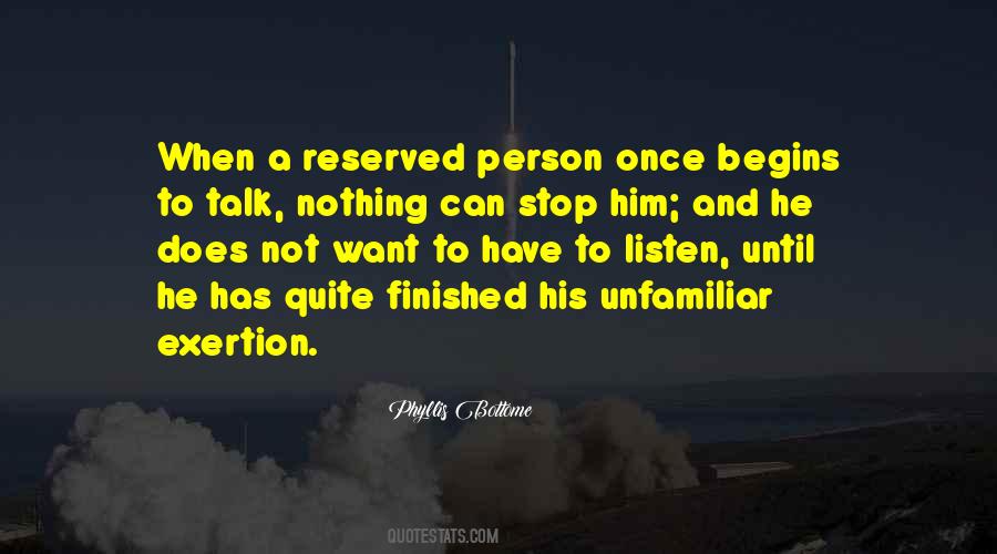 Quotes About Reserved Person #1346049