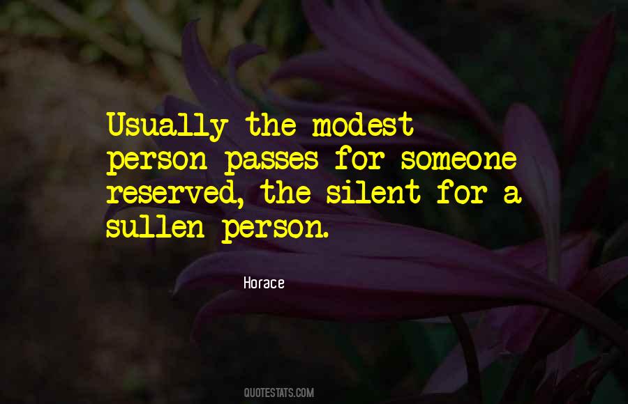 Quotes About Reserved Person #951527