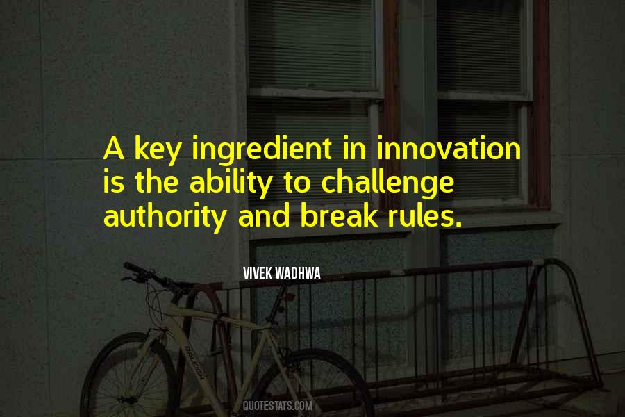 Key Ingredient Quotes #962013