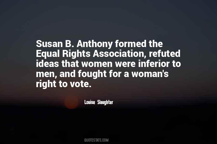 Woman S Rights Quotes #1558352