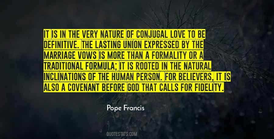 Quotes About Traditional Marriage #1088299