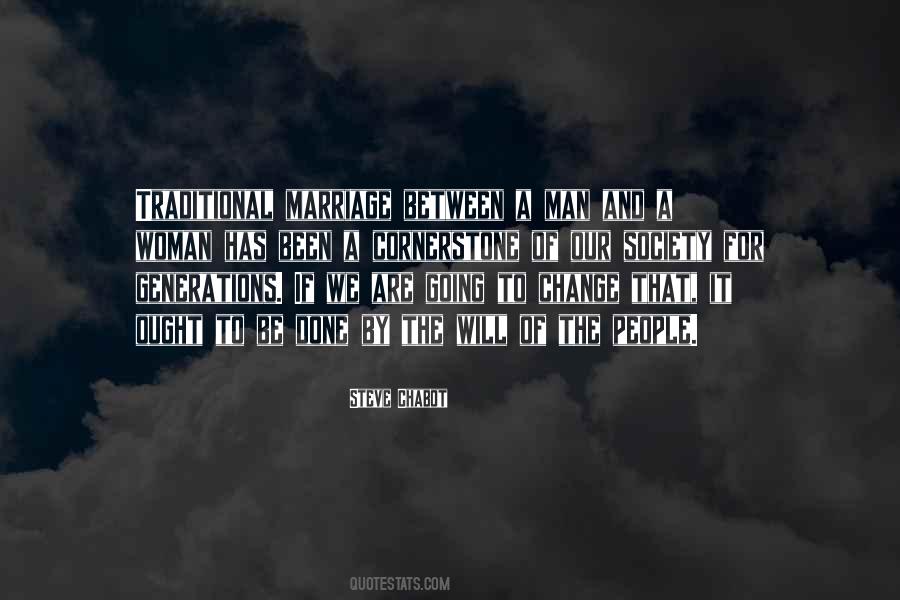 Quotes About Traditional Marriage #1271626