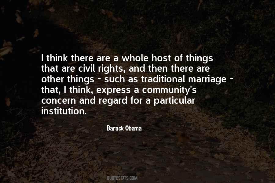 Quotes About Traditional Marriage #184380