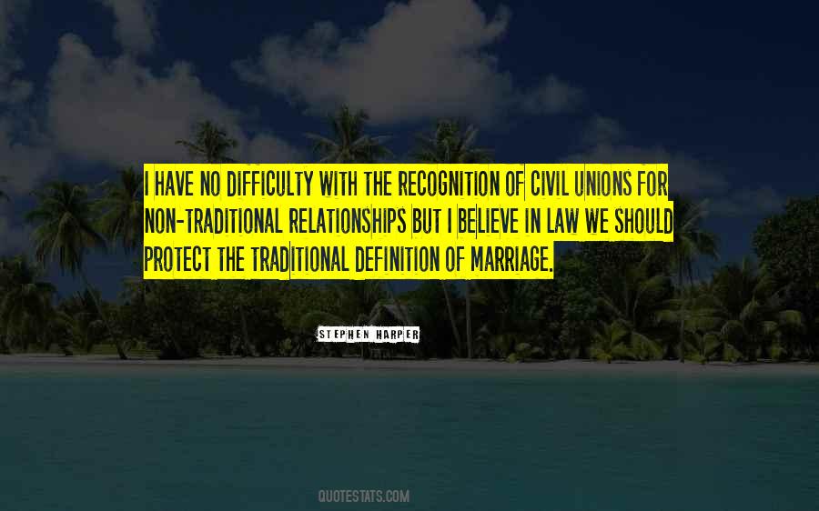 Quotes About Traditional Marriage #506679