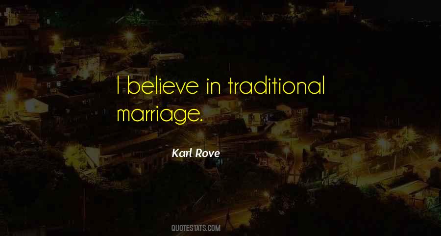 Quotes About Traditional Marriage #750821