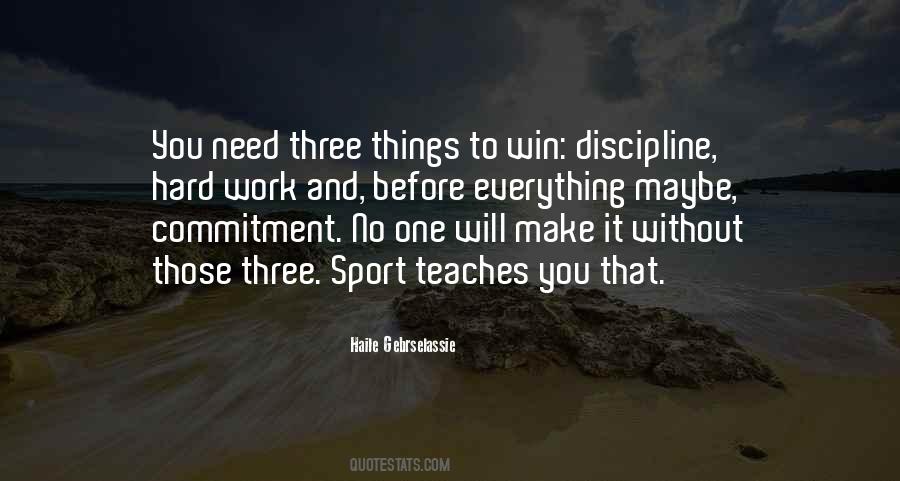 Quotes About Discipline In Sports #1616162
