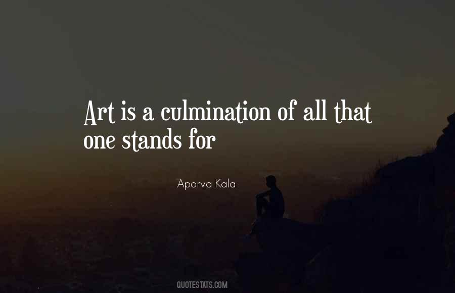 Quotes About Culmination #1181270