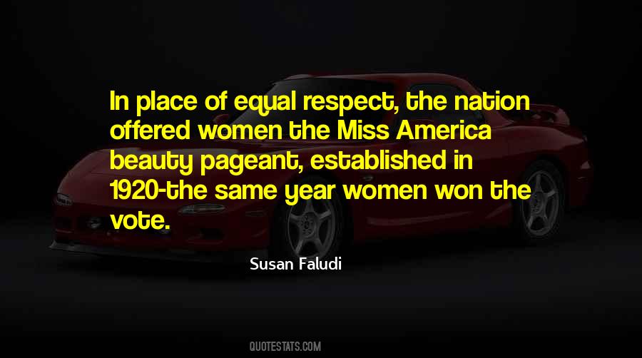 Quotes About Miss America #1263836