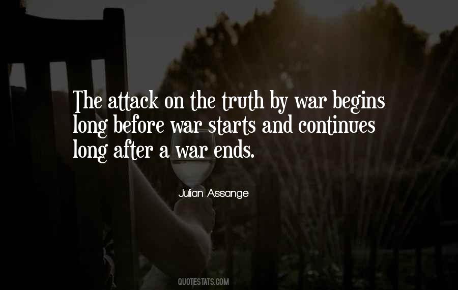War Begins Quotes #437858