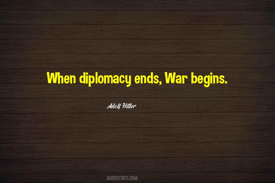 War Begins Quotes #461513
