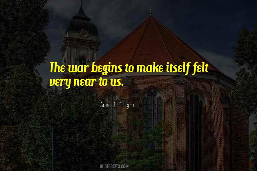 War Begins Quotes #541151