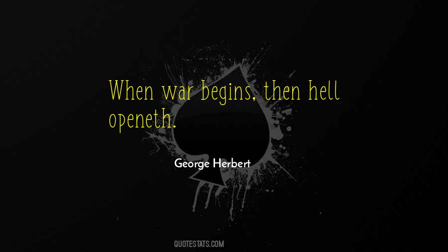 War Begins Quotes #851459