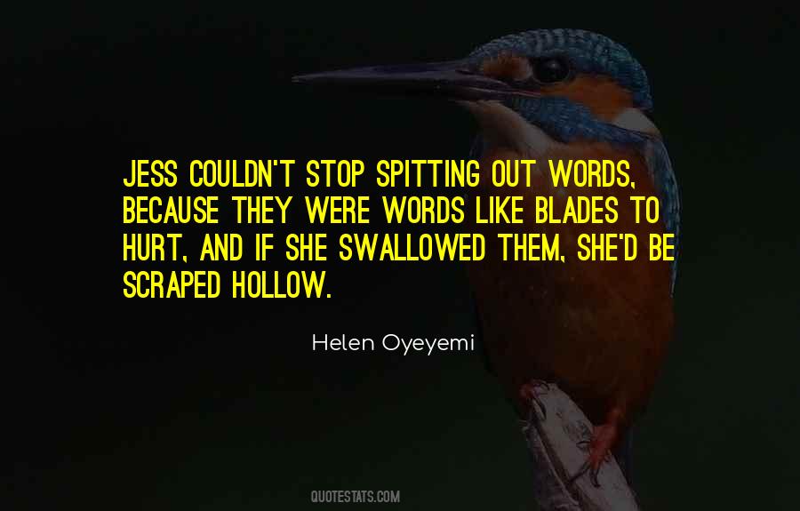 Quotes About Hollow Words #617042