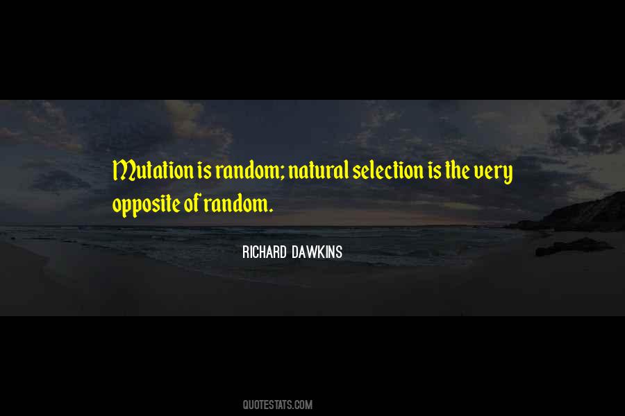 Quotes About Natural Selection #59274