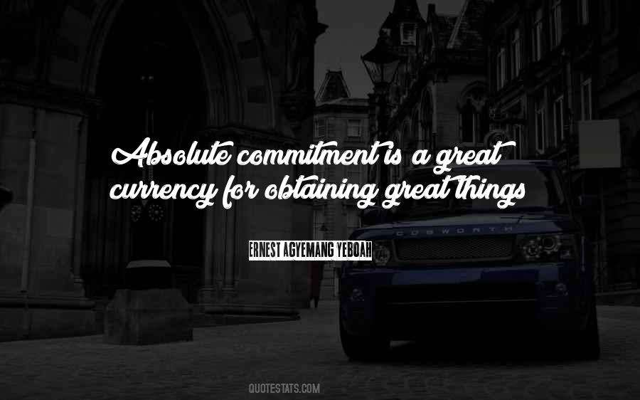 Great Commitment Quotes #245094