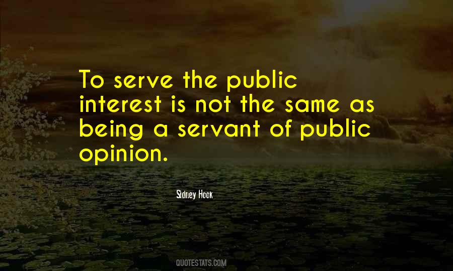 Quotes About Being A Public Servant #1742370