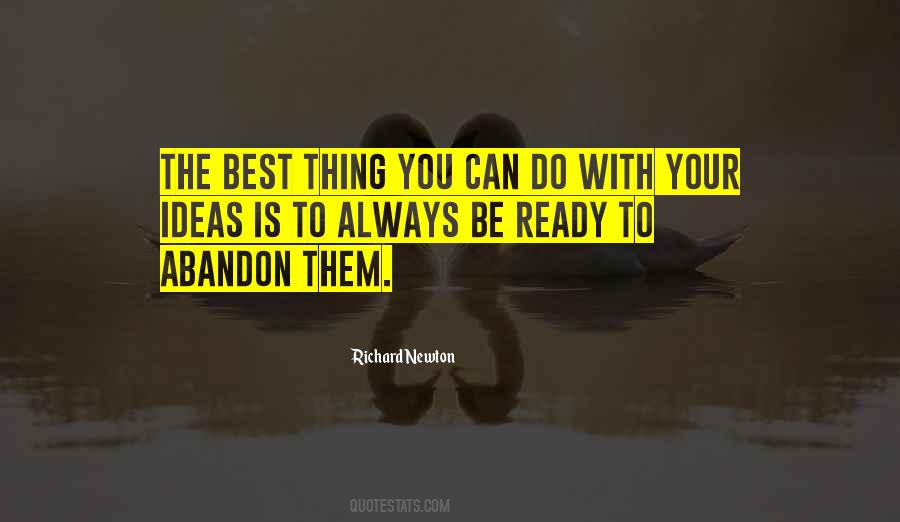 Best Thing You Can Do Quotes #1608889