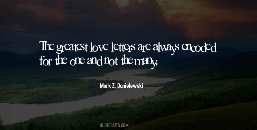 Quotes About Love Letters #519100