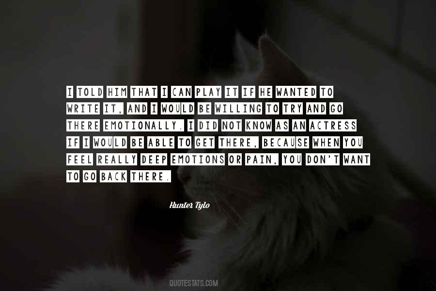 Want To Feel Wanted Quotes #1803141