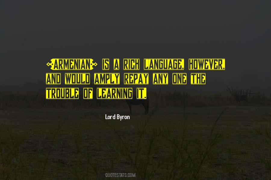 Quotes About Armenian Language #978262