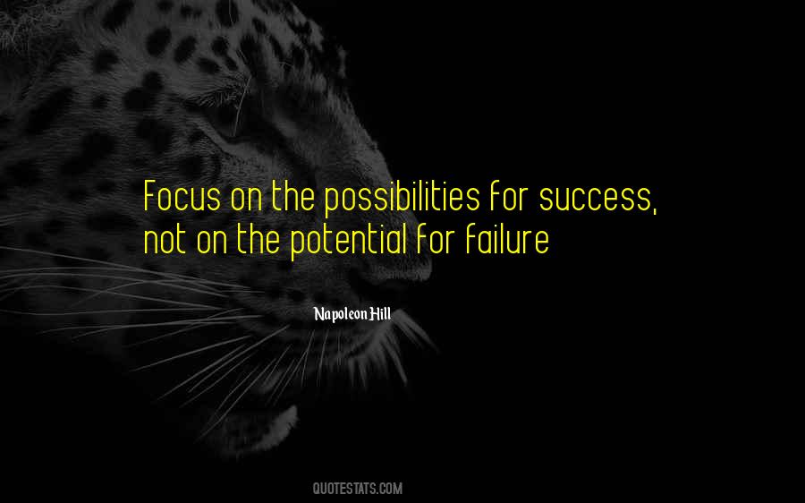 Focus On Success Quotes #1652849