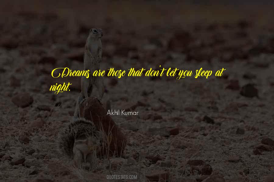 Quotes About Dream Night #59073