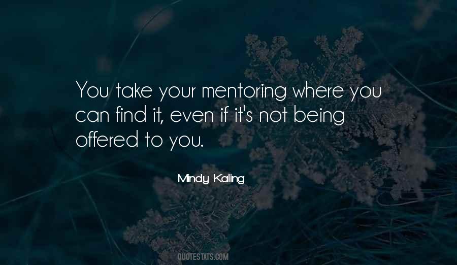 Quotes About Mentoring #443047