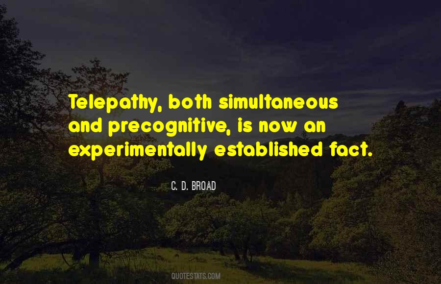 Quotes About Telepathy #1316568