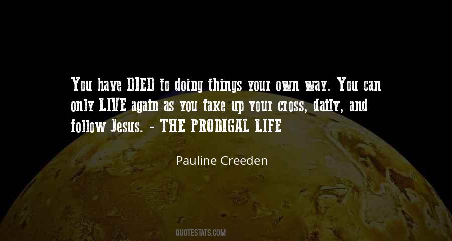 Quotes About Prodigal #1767517