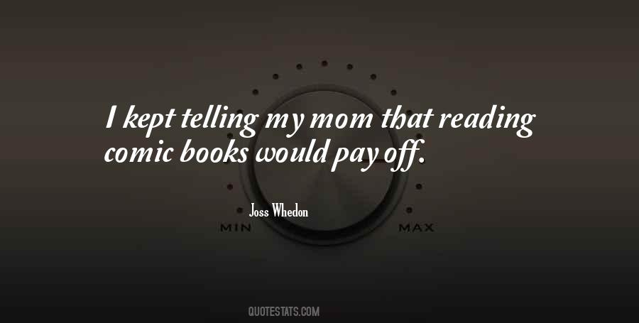 Quotes About Reading Comic Books #1014624