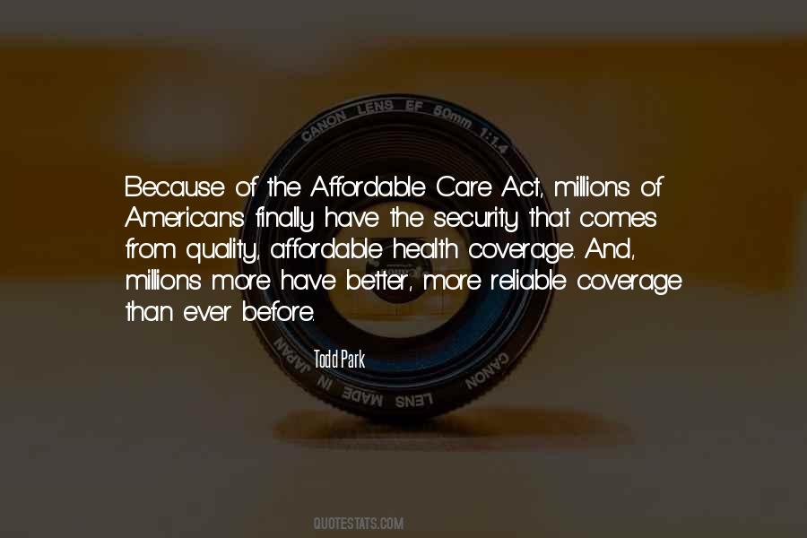 Quotes About Quality Of Health Care #1156138