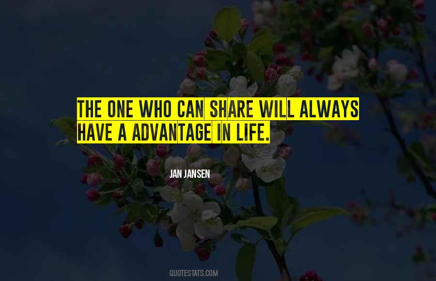 Quotes About Advantage #1760541