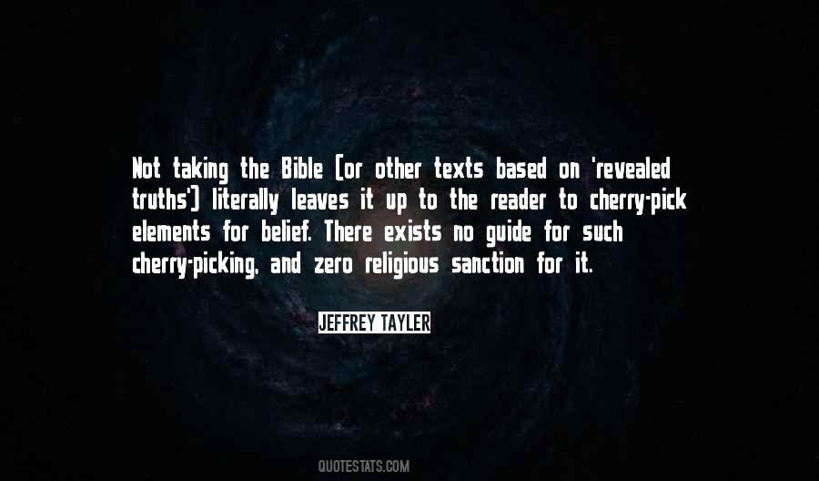 Quotes About Belief In The Bible #100757