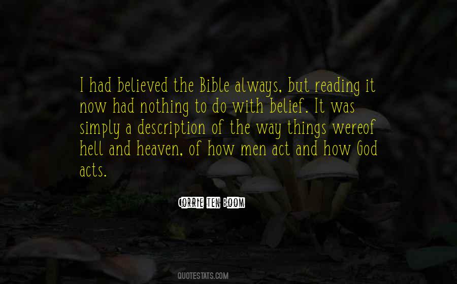 Quotes About Belief In The Bible #1043782