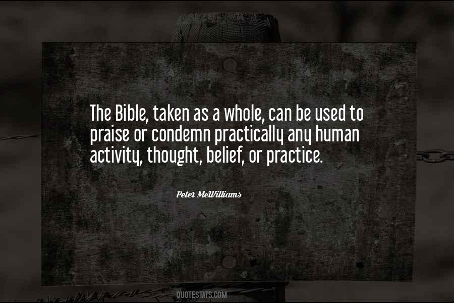 Quotes About Belief In The Bible #1459165