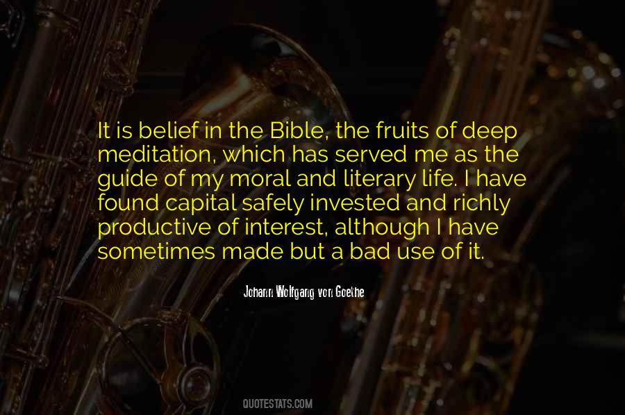 Quotes About Belief In The Bible #338420