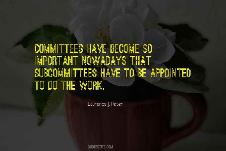 Quotes About Committees #309592