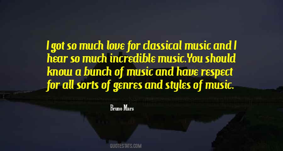 Quotes About Genres Of Music #1233460