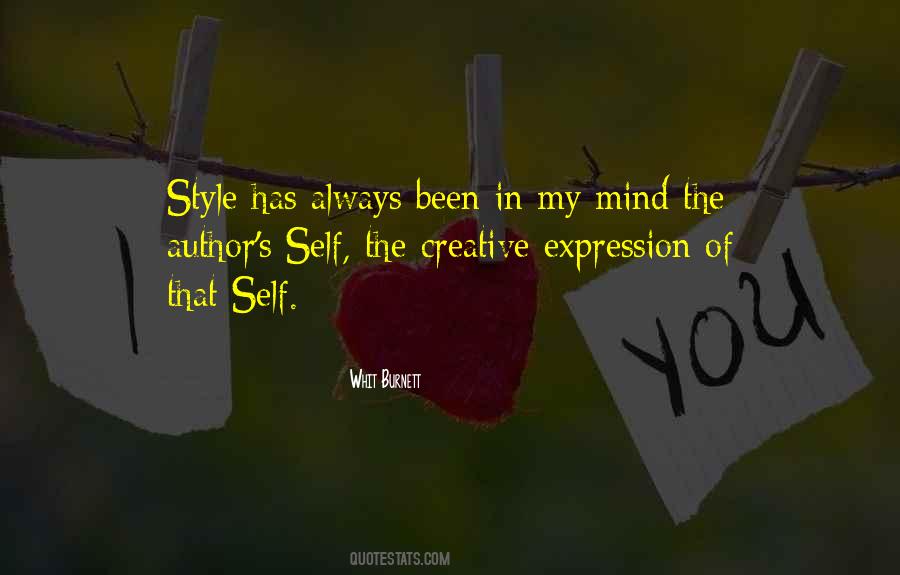 Quotes About Creative Expression #753240