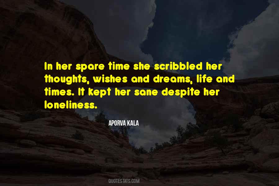 Quotes About Spare Time #178006