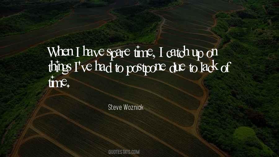 Quotes About Spare Time #230089