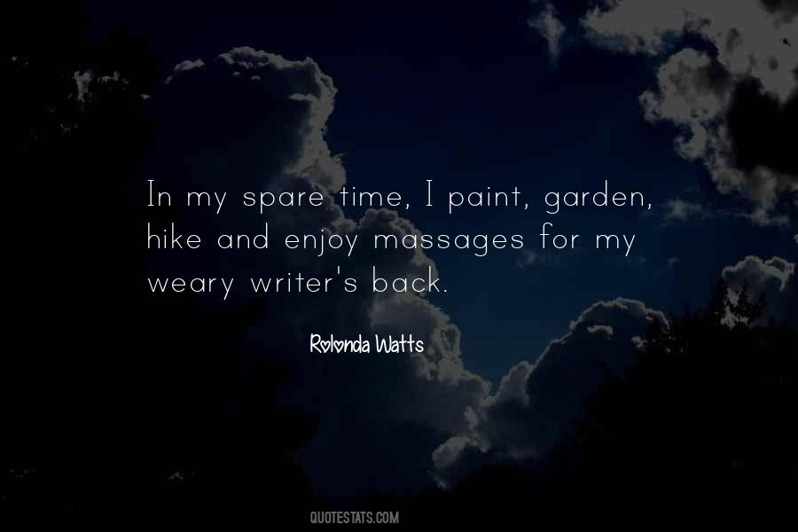 Quotes About Spare Time #676597