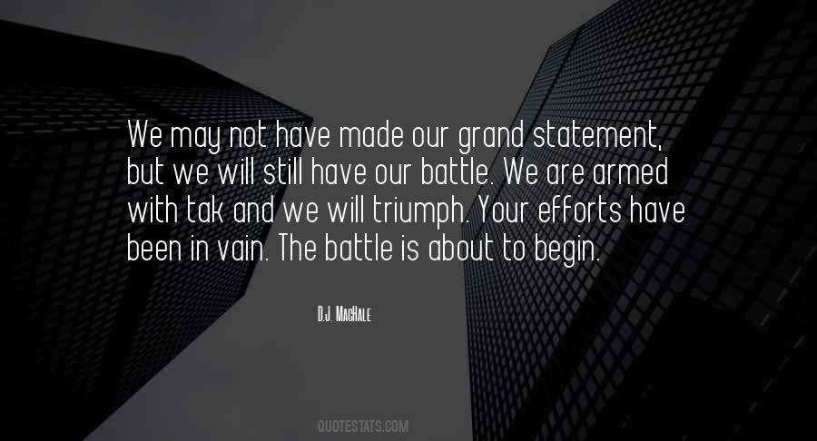Efforts In Vain Quotes #681197